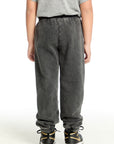 Black Acid Wash Lounge Pant Boys chaserbrand