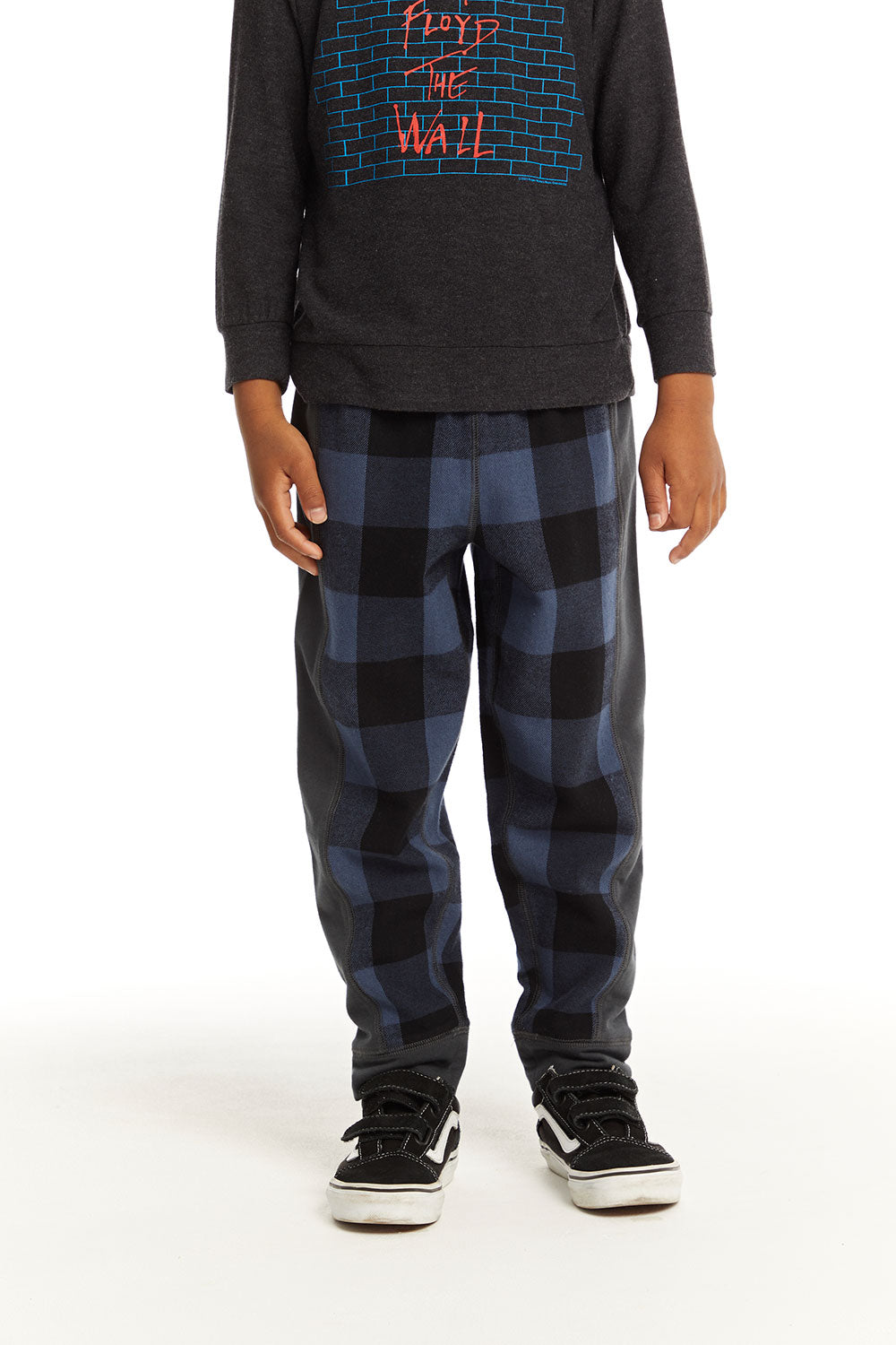 Ghost Plaid Side Panel Jogger BOYS chaserbrand