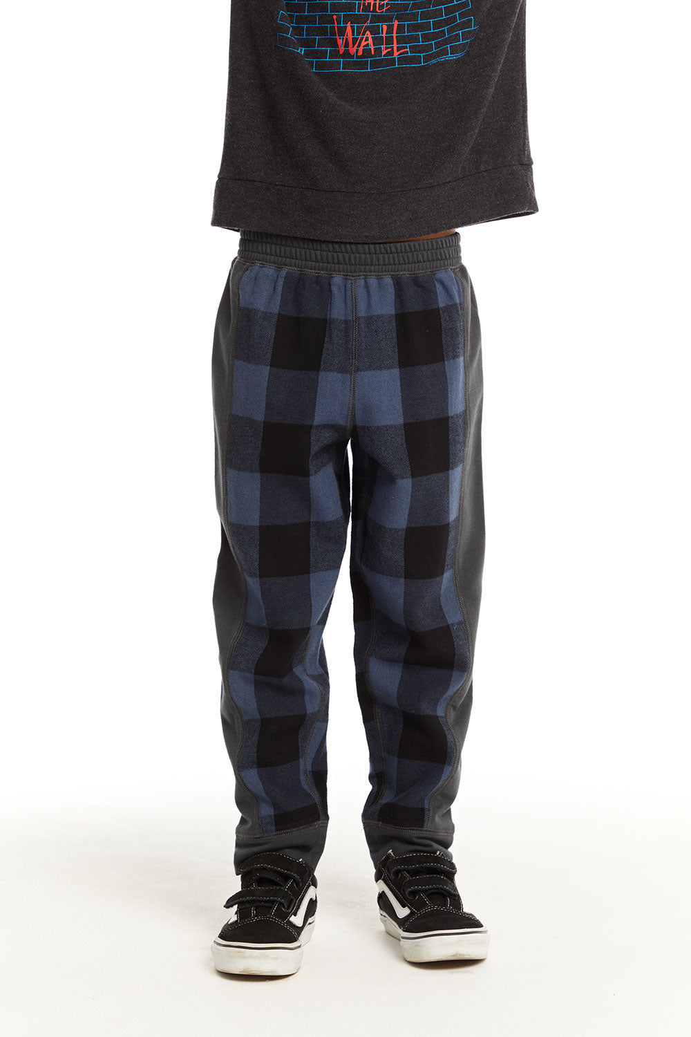 Ghost Plaid Side Panel Jogger BOYS chaserbrand