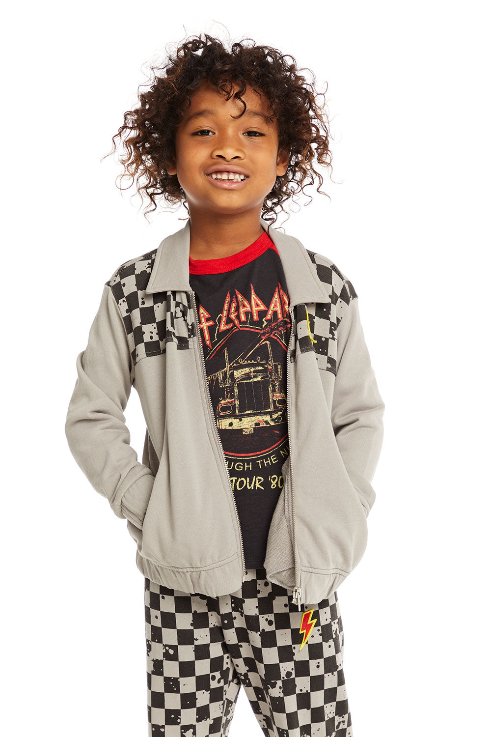 Brody Splatter Checker Jacket BOYS chaserbrand