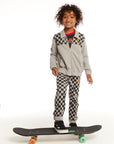 Brody Splatter Checker Jacket BOYS chaserbrand