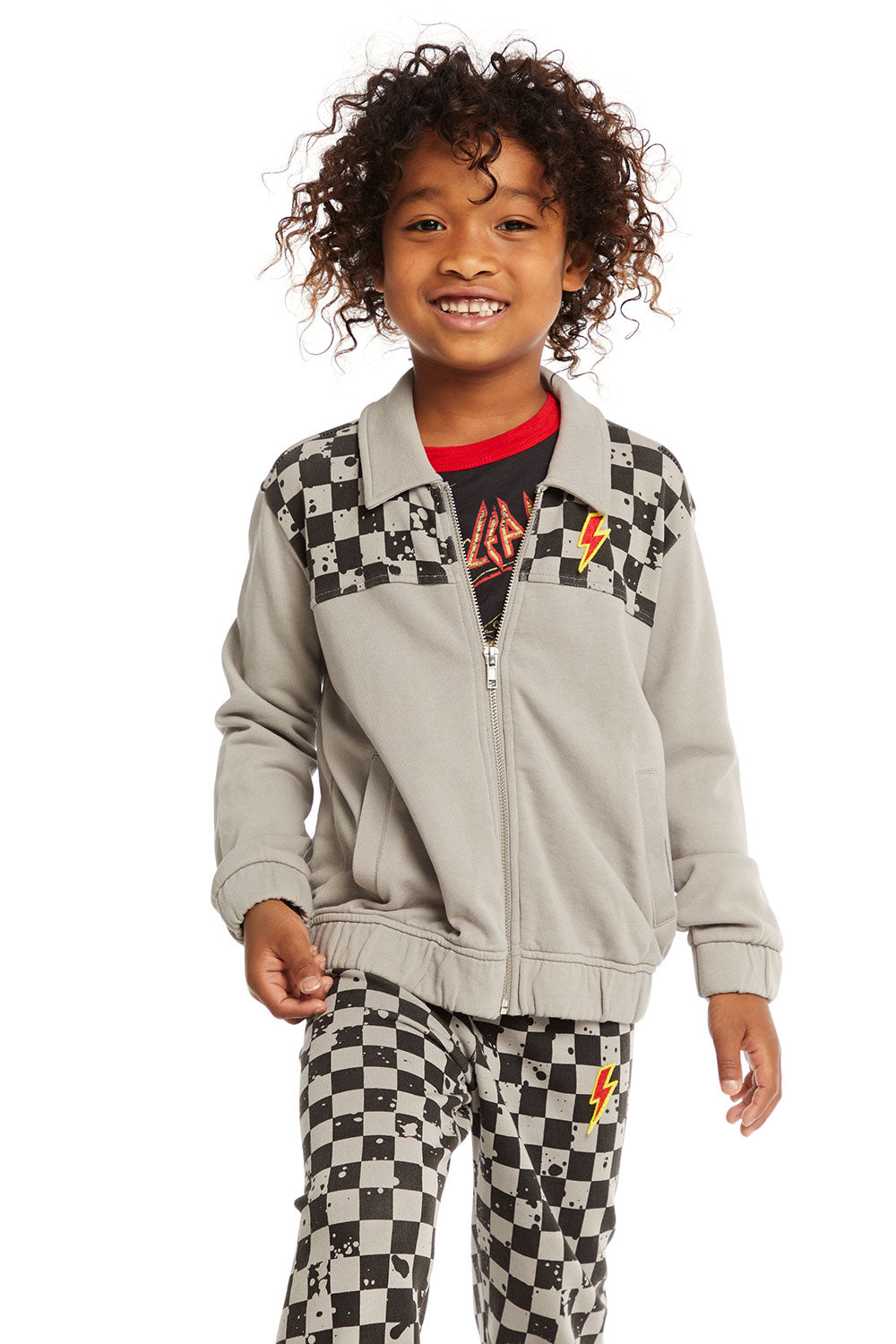 Brody Splatter Checker Jacket BOYS chaserbrand