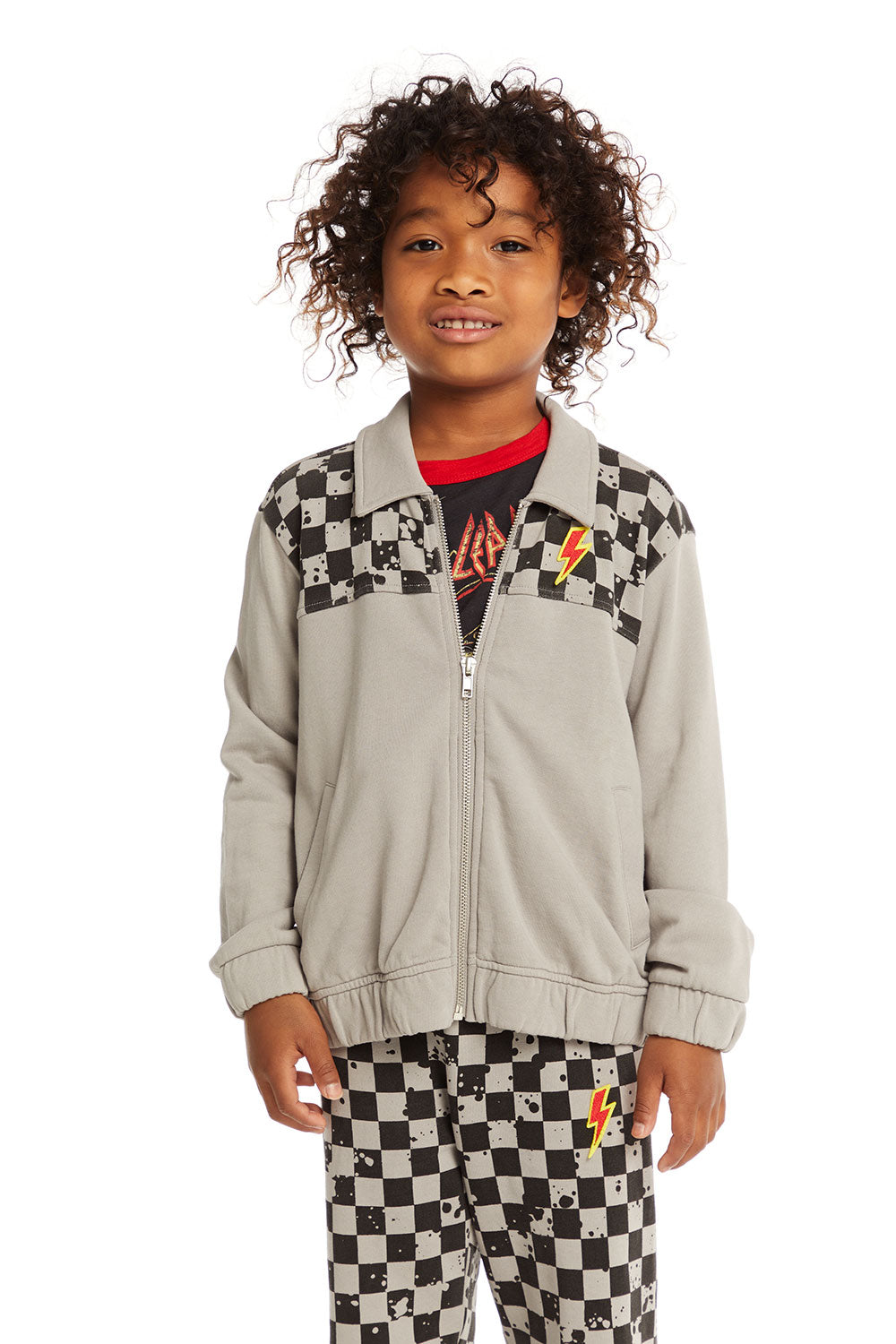 Brody Splatter Checker Jacket BOYS chaserbrand