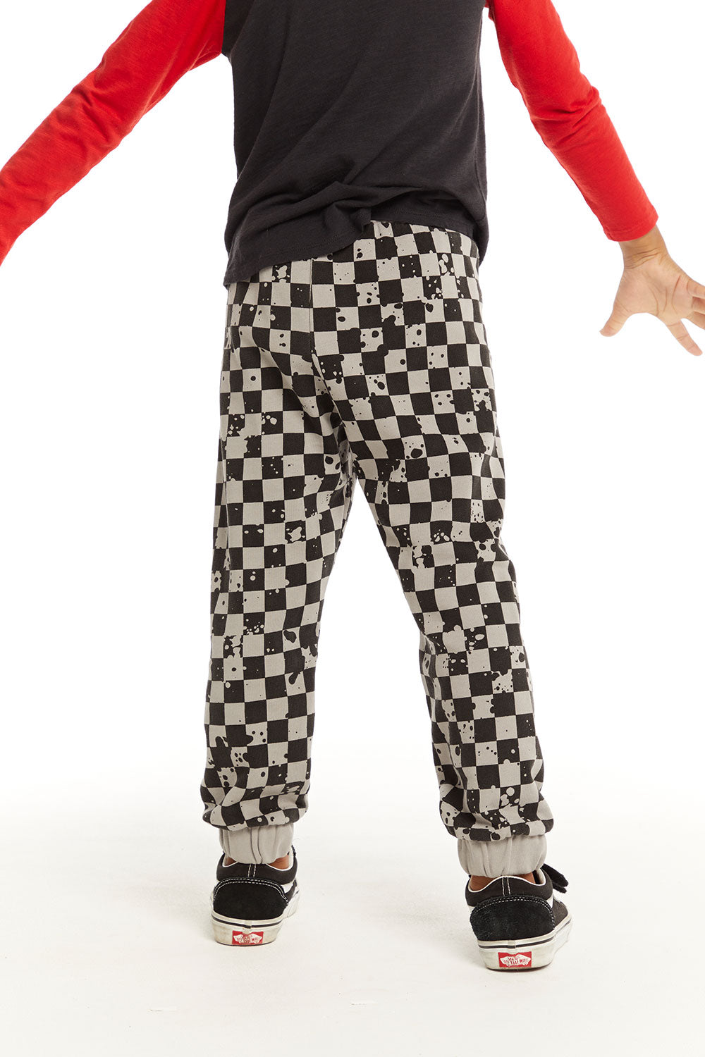 Lightning Splatter Checker Joggers BOYS chaserbrand