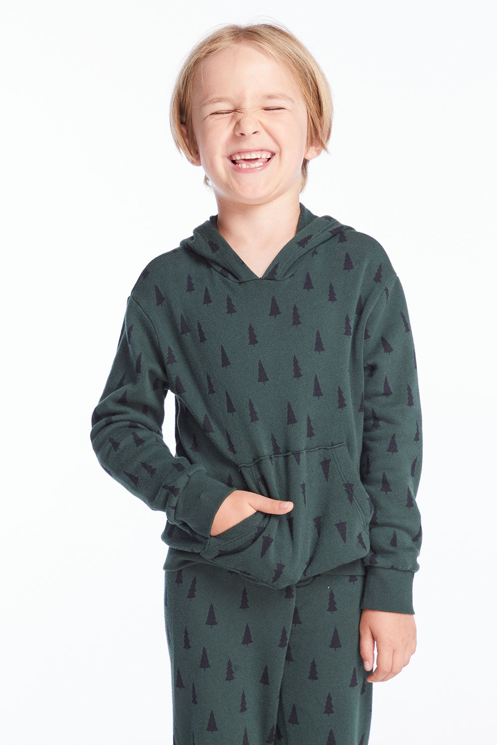 Boys Forest Pine Long Sleeve Hoodie Boys chaserbrand