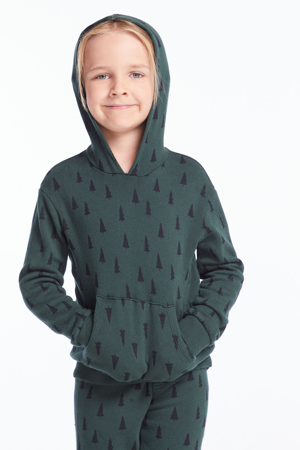Boys Forest Pine Long Sleeve Hoodie Boys chaserbrand