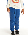 Zipper Leg Peacock Blue Jogger BOYS chaserbrand