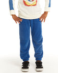 Zipper Leg Peacock Blue Jogger BOYS chaserbrand