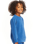 Long Sleeve Peacock Crew Neck Pullover BOYS chaserbrand