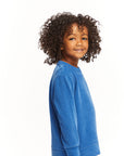 Long Sleeve Peacock Crew Neck Pullover BOYS chaserbrand