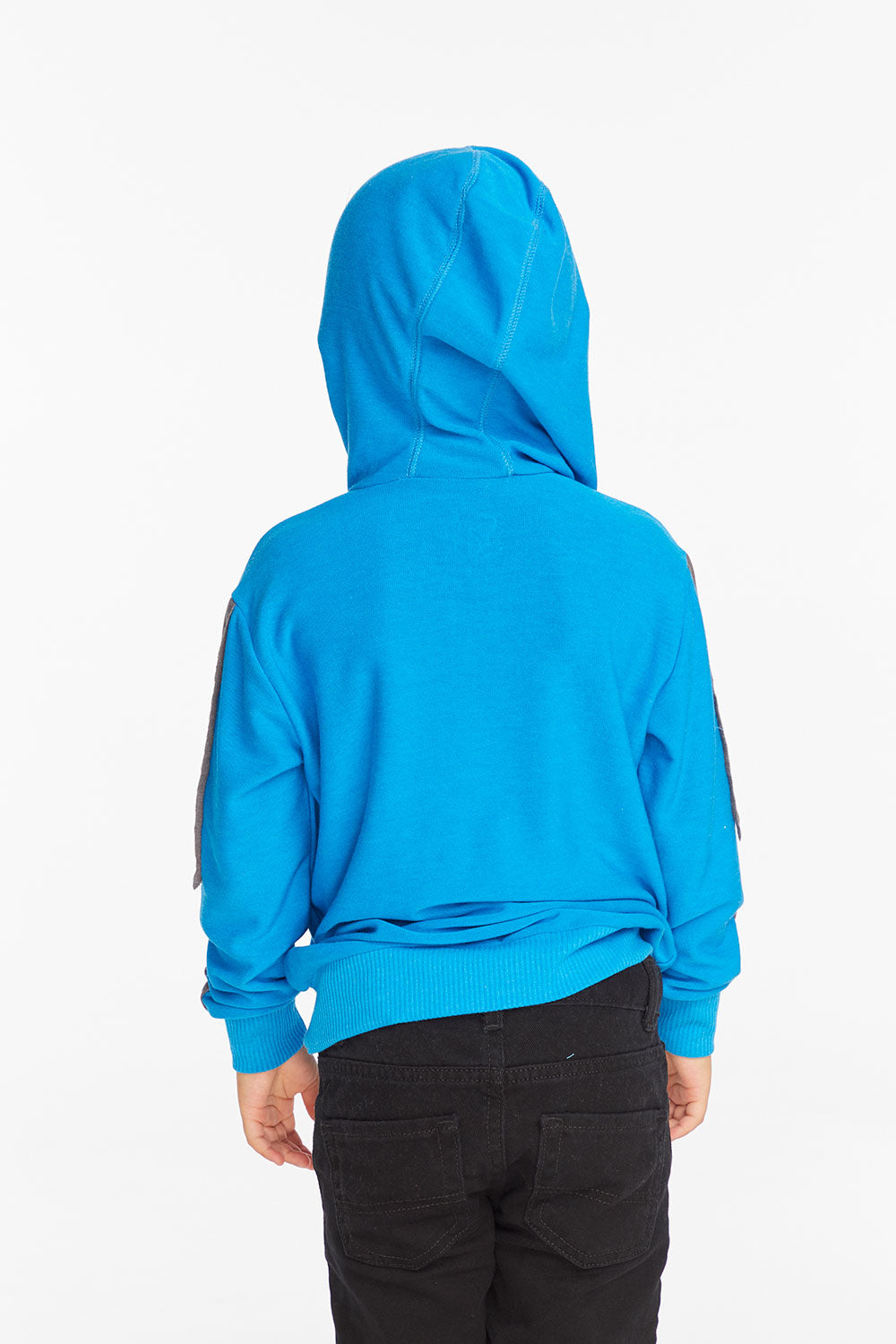 Bolt Blue Danube Long Sleeve Zip Up Hoodie Boys chaserbrand