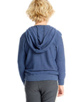 Bolt Steel Blue Long Sleeve Zip Up Hoodie Boys chaserbrand