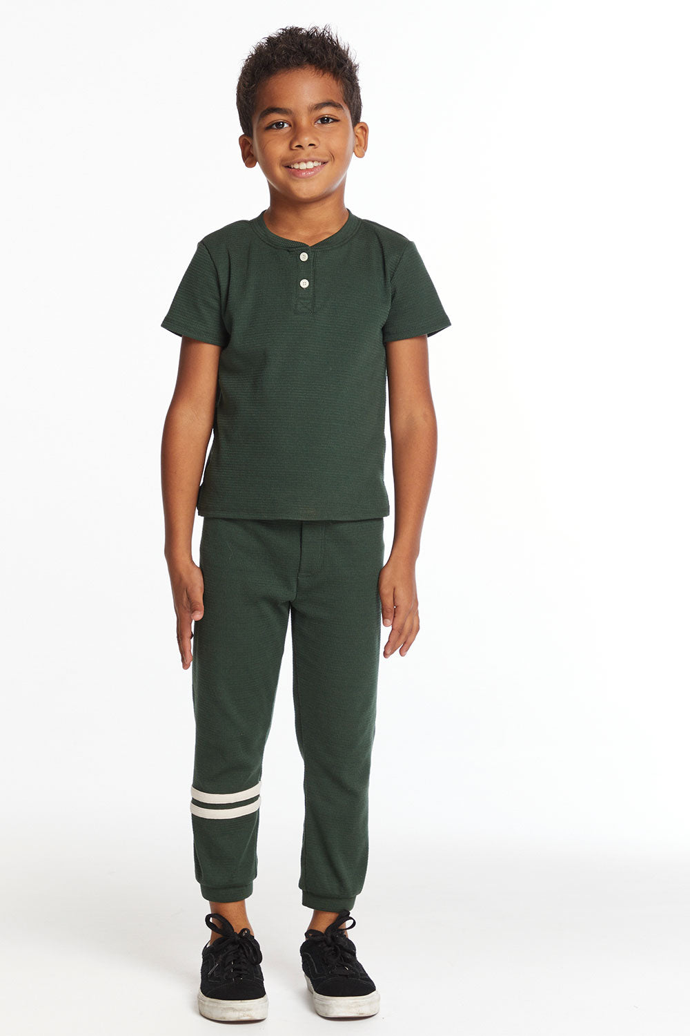 Safari Green Boys Henley Boys chaserbrand