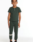 Safari Green Boys Henley Boys chaserbrand