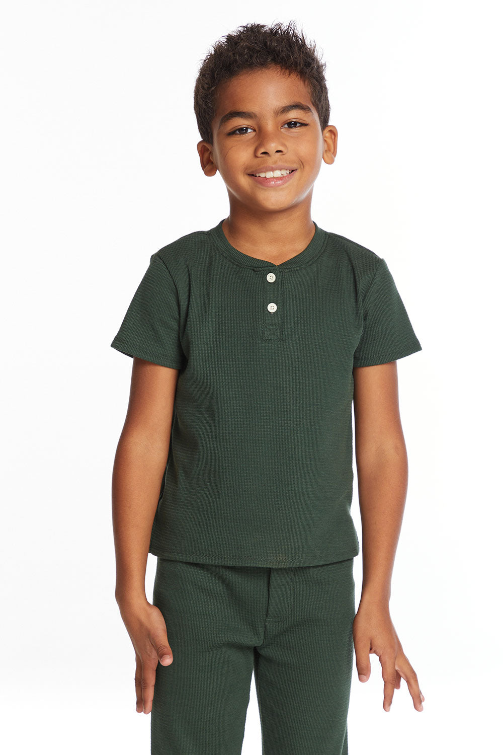 Safari Green Boys Henley Boys chaserbrand