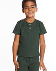 Safari Green Boys Henley Boys chaserbrand