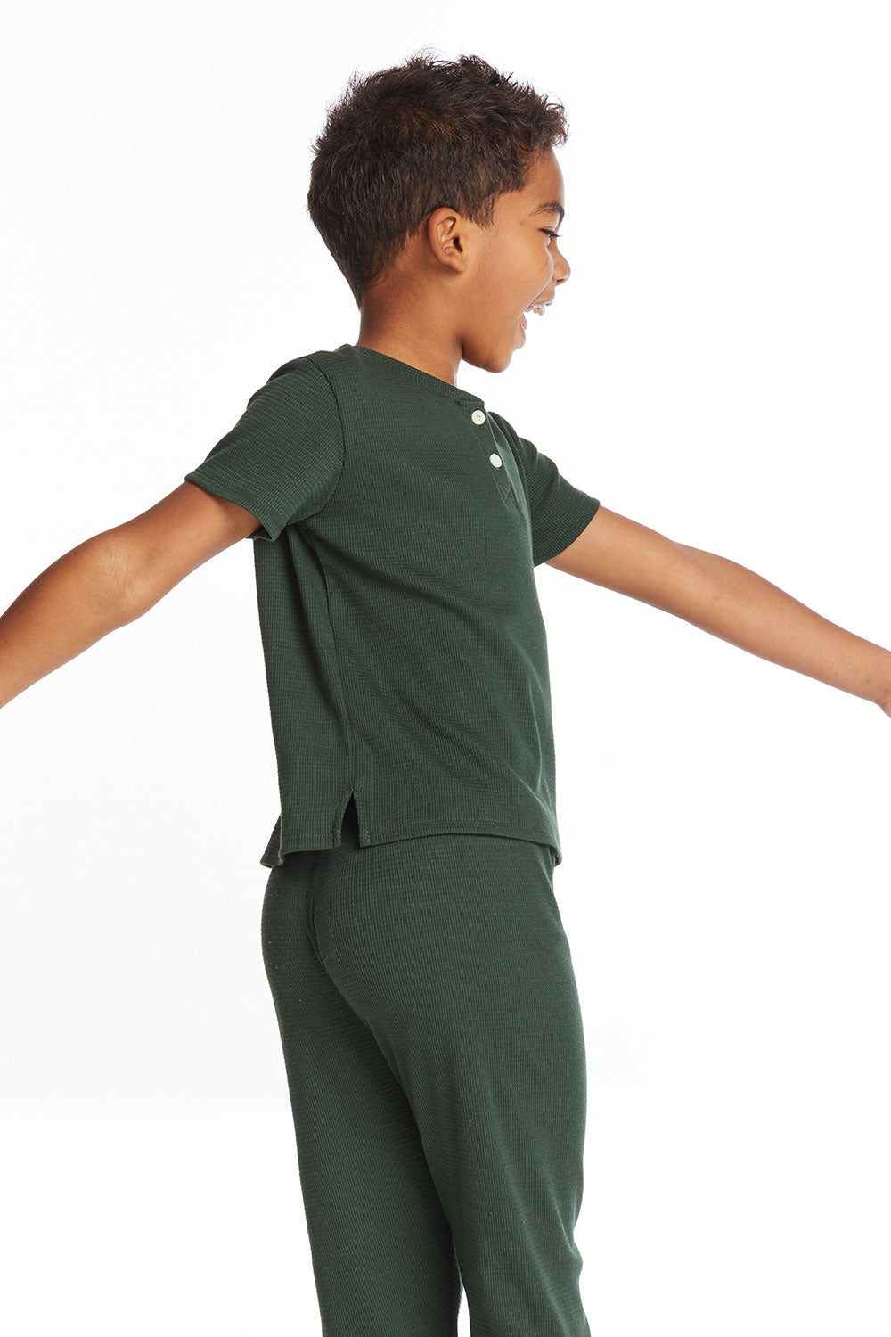 Safari Green Boys Henley Boys chaserbrand