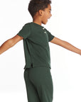 Safari Green Boys Henley Boys chaserbrand