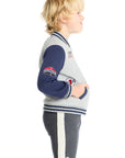 Allan Navy & Heather Grey Bomber Boys chaserbrand