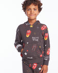 Rolling Stones Tongue Logo Stars Boys Pullover Hoodie Boys chaserbrand