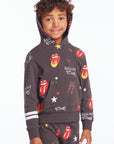 Rolling Stones Tongue Logo Stars Boys Pullover Hoodie Boys chaserbrand
