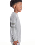 Comfy Heather Grey Boys Long Sleeve Pullover BOYS chaserbrand