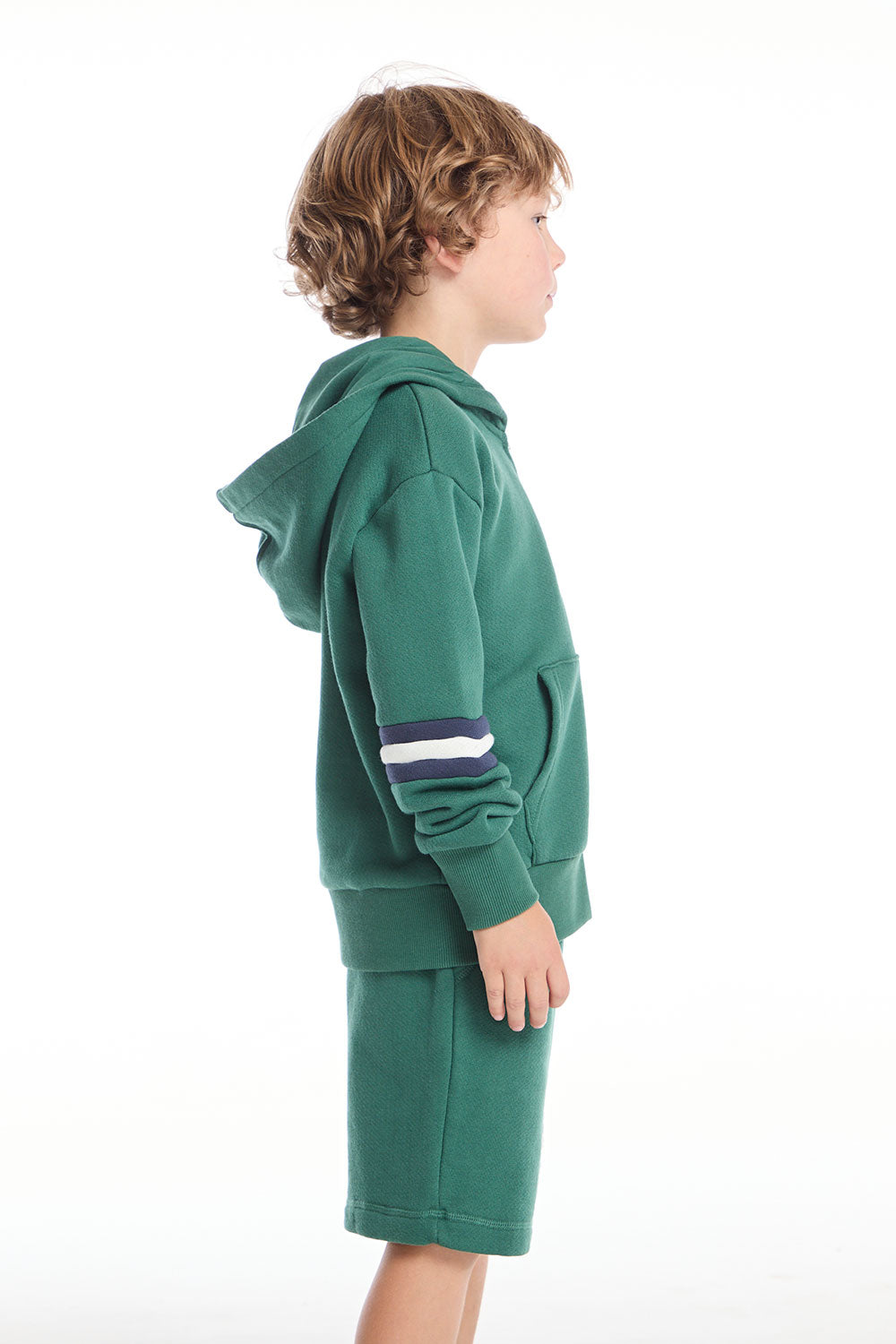 Smiley Daze Boys Zip Up Hoodie with Strappings BOYS chaserbrand