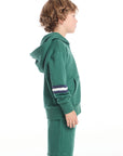 Smiley Daze Boys Zip Up Hoodie with Strappings BOYS chaserbrand