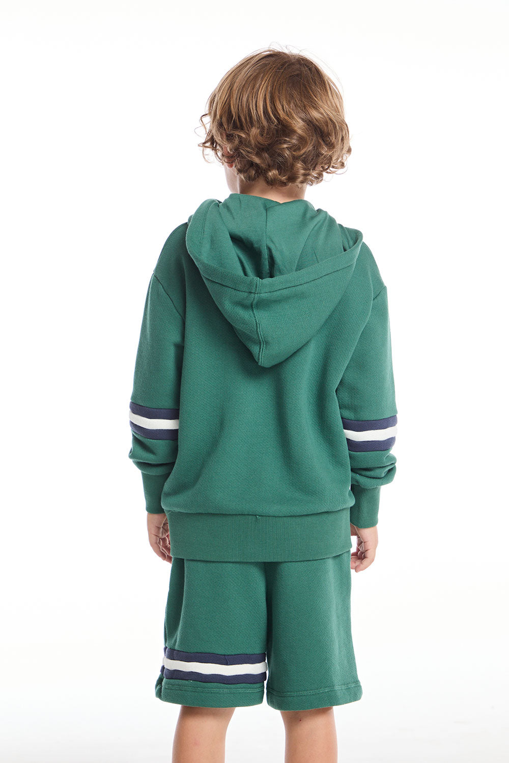 Smiley Daze Boys Zip Up Hoodie with Strappings BOYS chaserbrand
