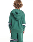 Smiley Daze Boys Zip Up Hoodie with Strappings BOYS chaserbrand