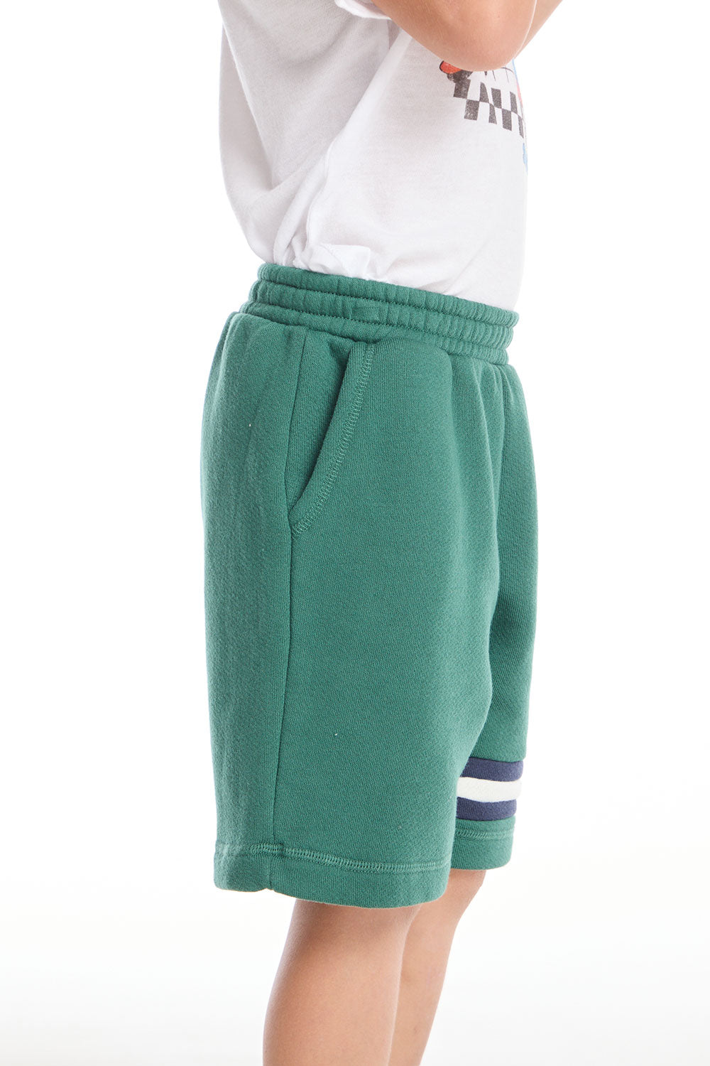 Cozy Beach Boys Broccolini Shorts with Strappings BOYS chaserbrand
