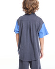 Collared Slate Boys Button Down Shirt BOYS chaserbrand