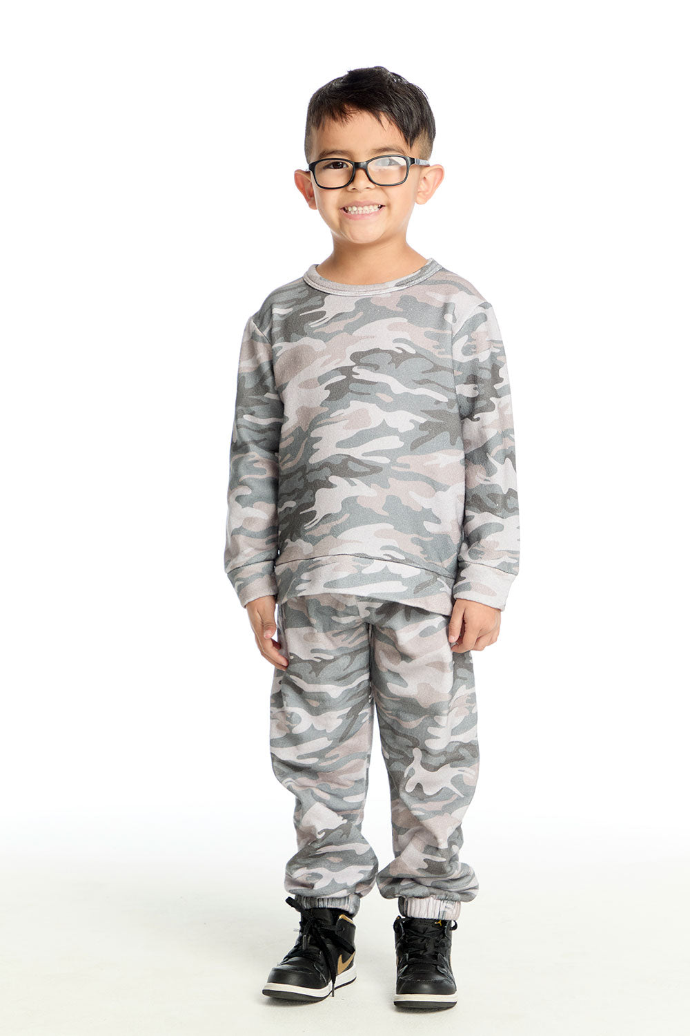 Comfy Long Sleeve Desert Camo Pullover Boys chaserbrand