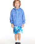Shark Check Zip Up Hoodie Boys chaserbrand