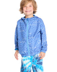 Shark Check Zip Up Hoodie Boys chaserbrand