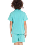 Aqua Teal Polo Shirt Boys chaserbrand
