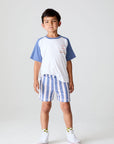 Boys Cozy Shamu Stripe Beach Shorts chaserbrand