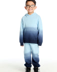 Long Sleeve Malibu Blue Ombre Hoodie Boys chaserbrand