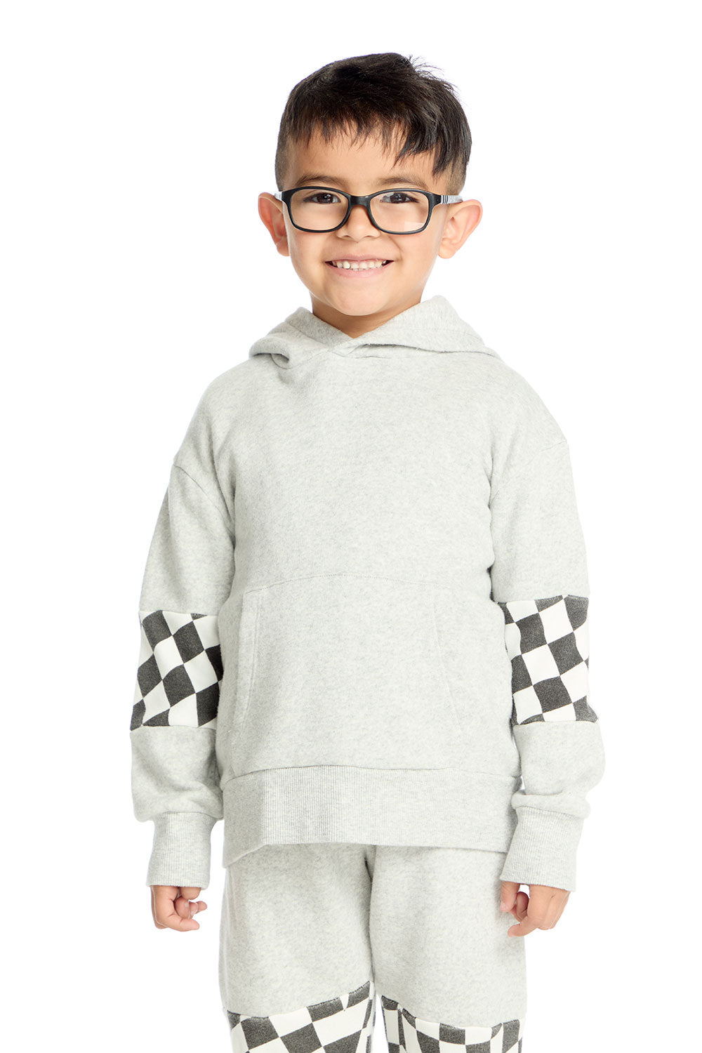 Checker Colorblock Hoodie Boys chaserbrand