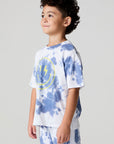Boys Boys Tye Dye Smiley Face Tee Shirt chaserbrand