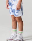 Boys Wide Leg Mistel Tie Die Shorts chaserbrand