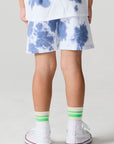 Boys Wide Leg Mistel Tie Die Shorts chaserbrand