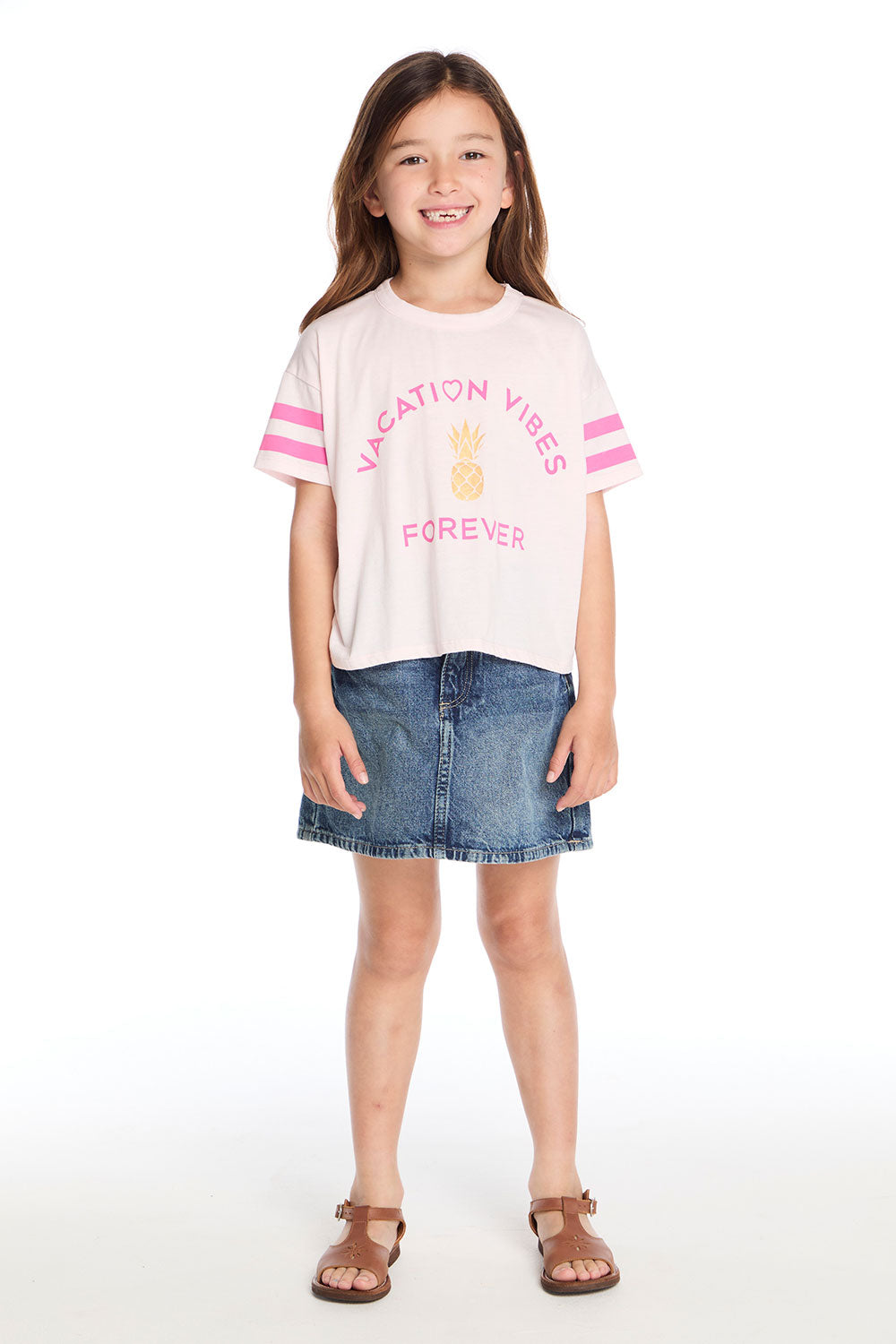 Vacation Vibes Forever Tee Girls chaserbrand