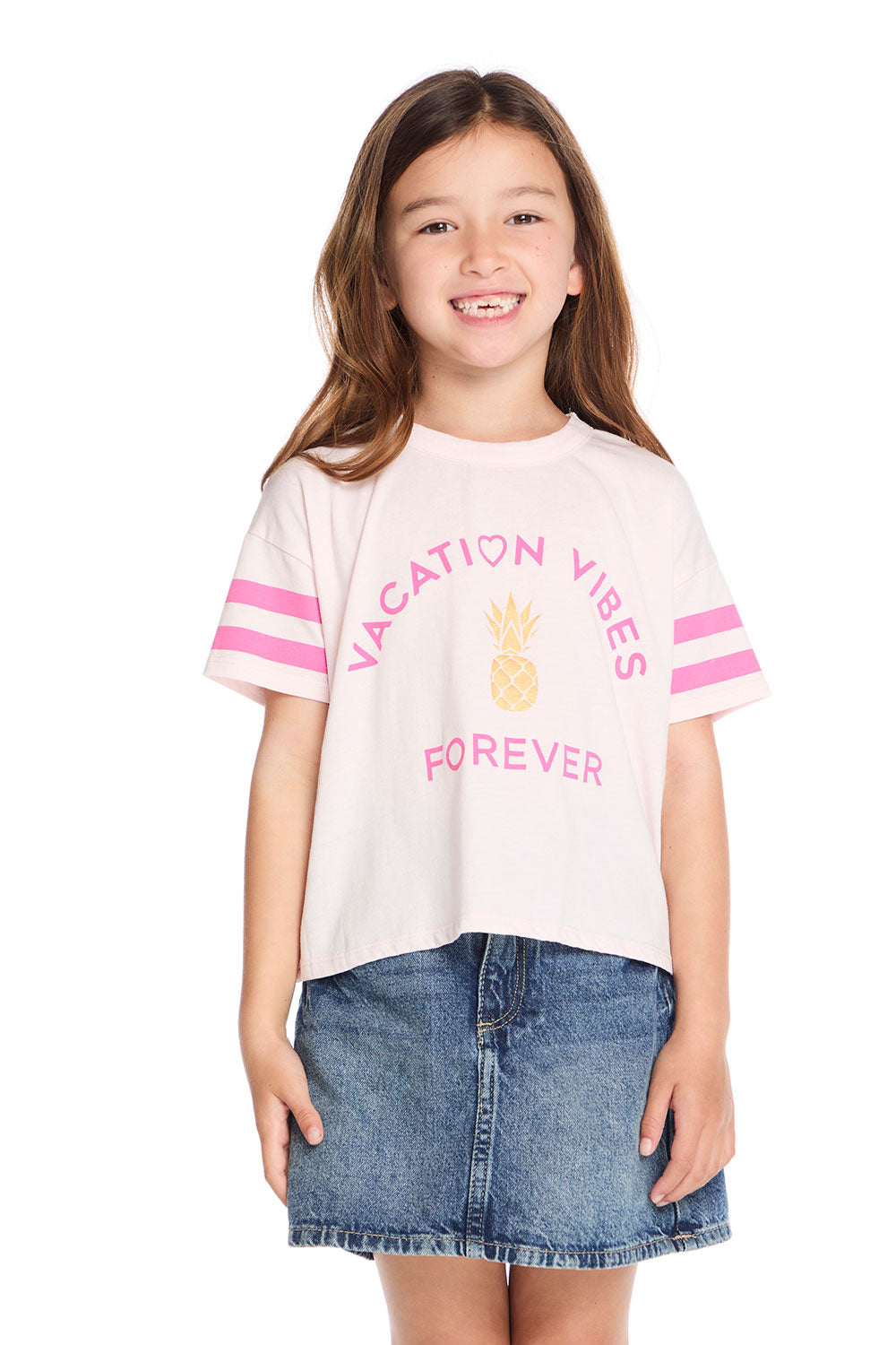 Vacation Vibes Forever Tee Girls chaserbrand