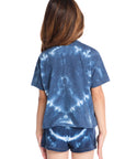 Indigo Heart Tie Dye T-Shirt Girls chaserbrand