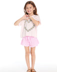 Daisy Heart Tee Girls chaserbrand