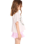 Daisy Heart Tee Girls chaserbrand
