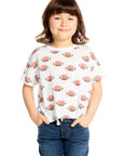 Football Toss Tee Girls chaserbrand