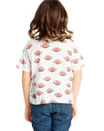 Football Toss Tee Girls chaserbrand