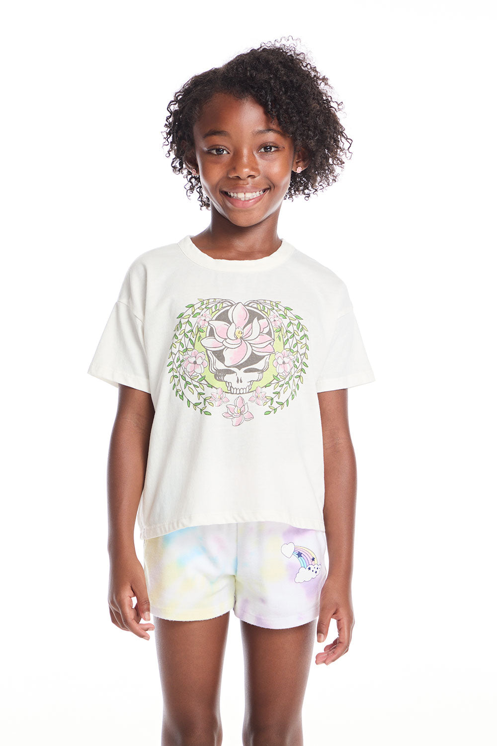 Grateful Dead Sugar Magnolia Steal Your Face Girls Tee GIRLS chaserbrand